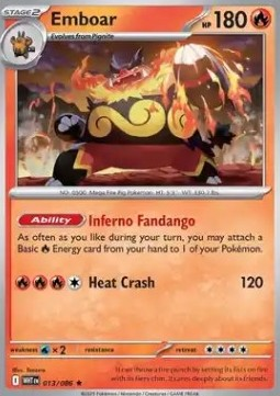 Emboar (WHT 013) - English