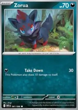 Zorua (WHT 061) - English
