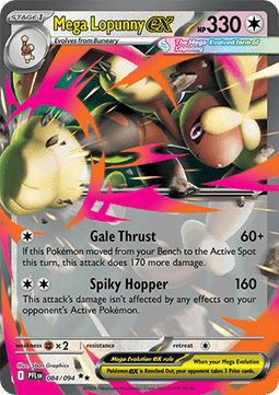 Mega Lopunny ex (PFL 084) - English