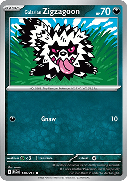 Galarian Zigzagoon (ASC 130) English