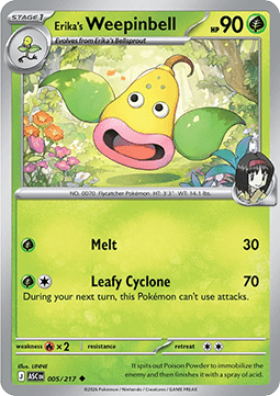 Erika’s Weepinbell (ASC 005) English