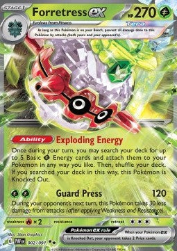 Forretress ex (PAF 002) English