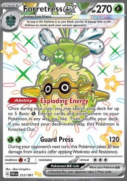Forretress ex (PAF 212) English
