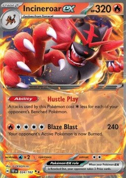 Incineroar ex (TEF 034) English