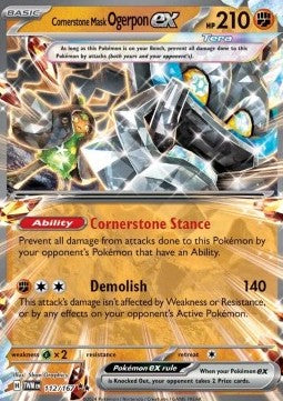 Cornerstone Mask Ogerpon ex (TWM 112) English