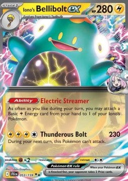 Iono's Bellibolt ex (JTG 053) English