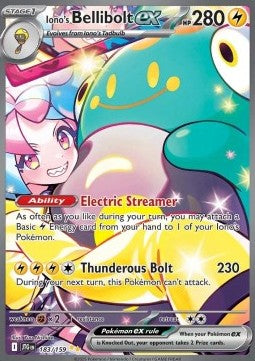 Iono's Bellibolt ex (JTG 183) English