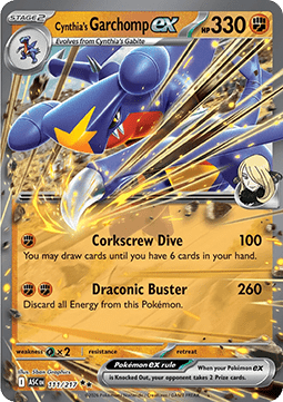 Cynthia’s Garchomp ex (ASC 111)