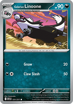Galarian Linoone (ASC 131) English
