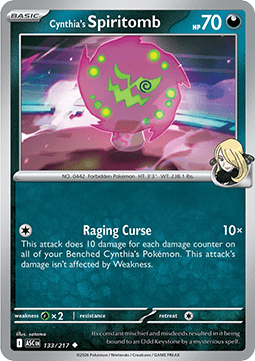 Cynthia’s Spiritomb (ASC 133) English