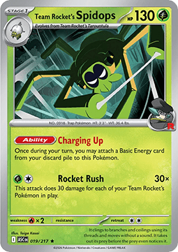 Team Rocket’s Spidops (ASC 019) English