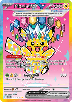 Pikachu ex (ASC 277)
