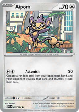 Aipom (PFL 078) - English