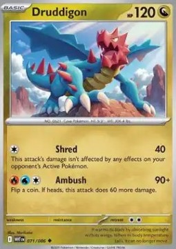Druddigon (WHT 071) - English