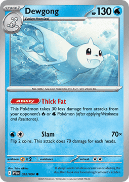 Dewgong (PFL 022) - English