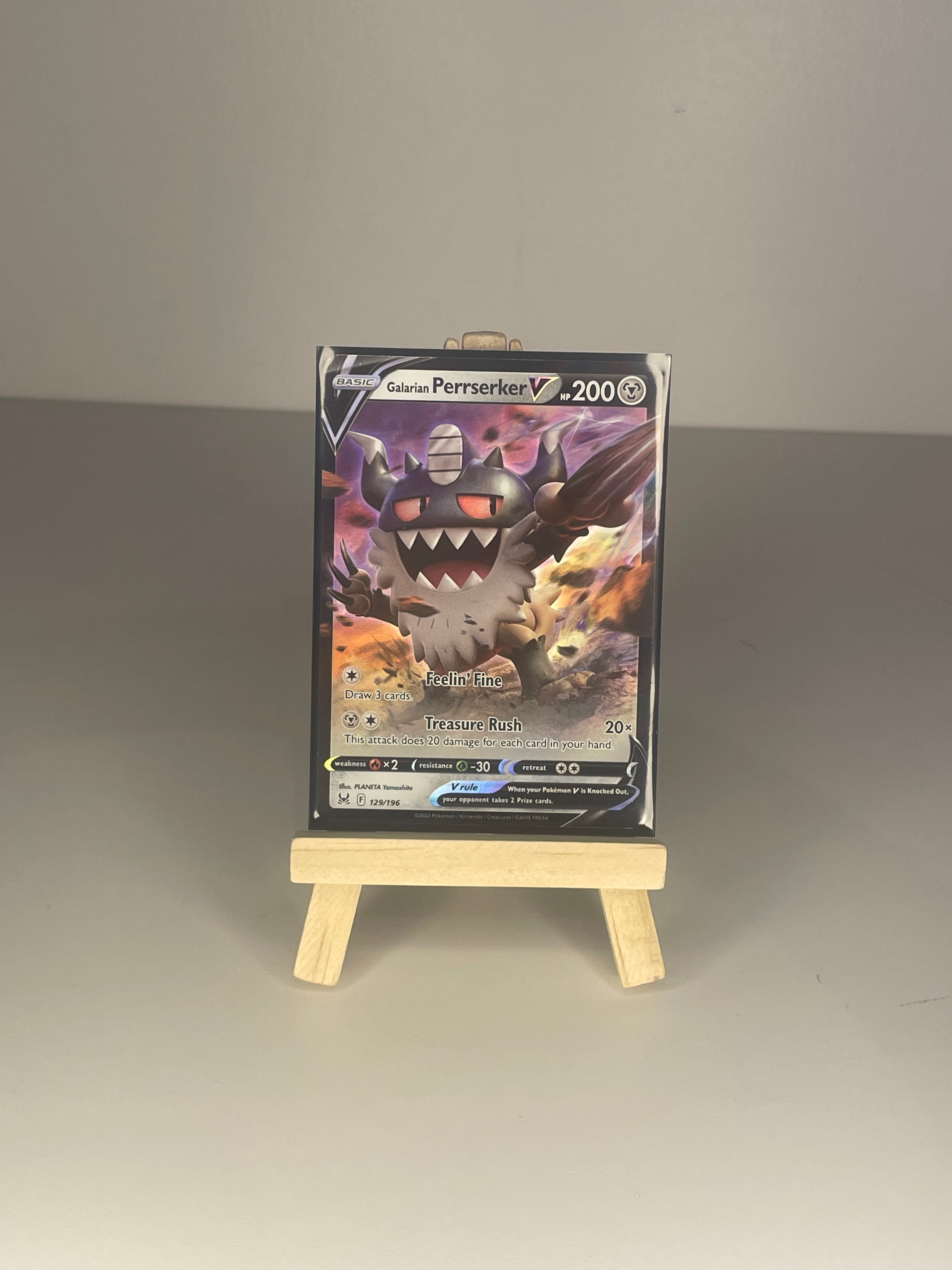 Galarian Perrserker V (LOR 129) English