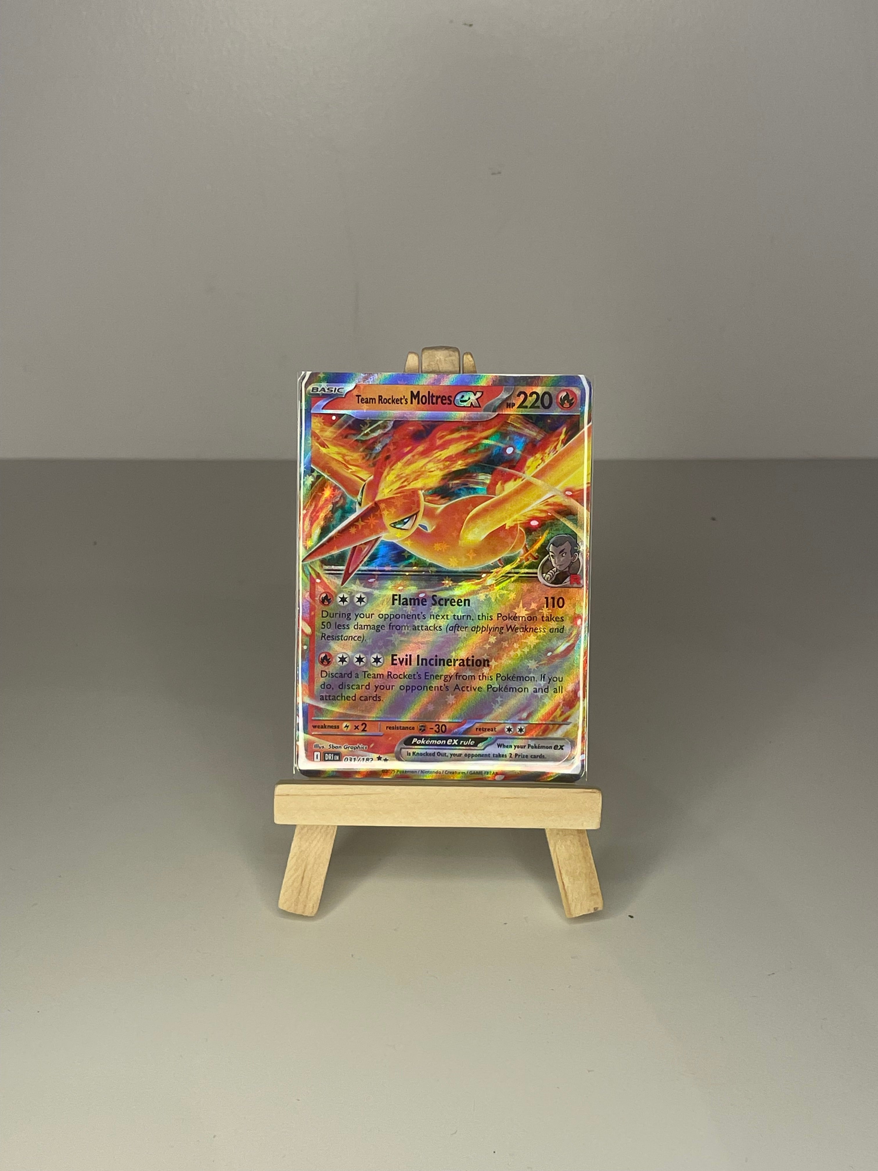 Team Rocket's Moltres ex (DRI 031) English