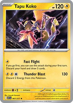 Tapu Koko (ASC 067) English