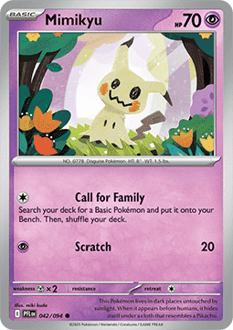 Mimikyu (PFL 042) - English