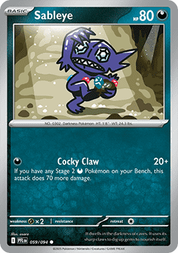 Sableye (PFL 059) - English