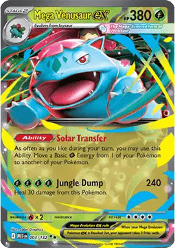 Mega Venusaur ex (MEG 003) English