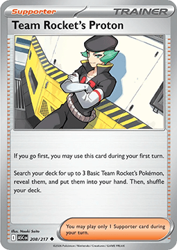 Team Rocket’s Proton (ASC 208) English