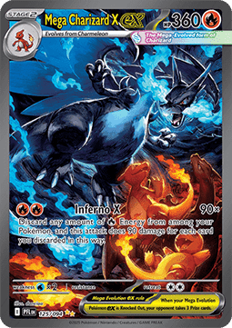 Mega Charizard X ex (PFL 125) - English