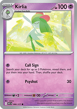 Kirlia (ASC 088) English