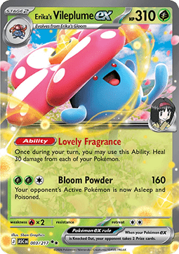 Erika’s Vileplume ex (ASC 003)
