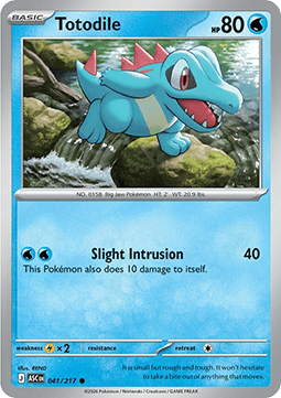 Totodile (ASC 041) English