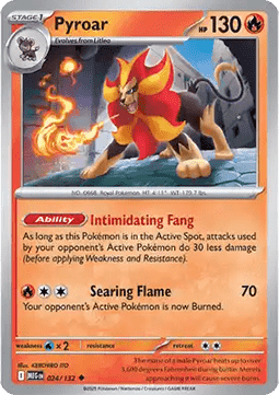 Pyroar (MEG 024) - English