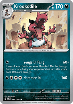 Krookodile (PFL 066) - English