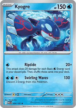 Kyogre (MEG 034) - English