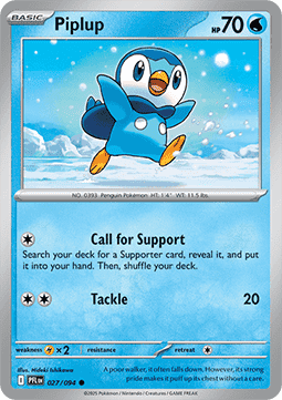 Piplup (PFL 027) - English