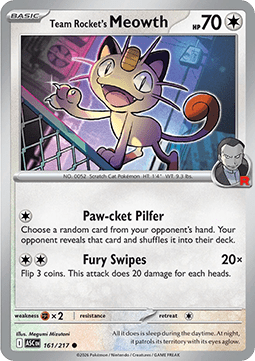 Team Rocket’s Meowth (ASC 161) English