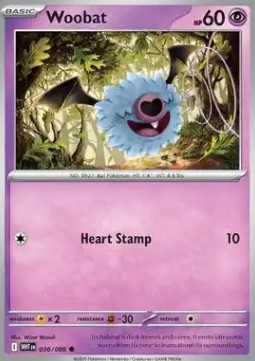 Woobat (WHT 036) - English
