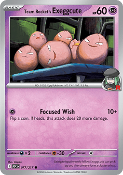 Team Rocket’s Exeggcute (ASC 077) English