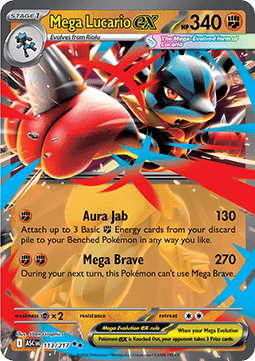 Mega Lucario ex (ASC 113)