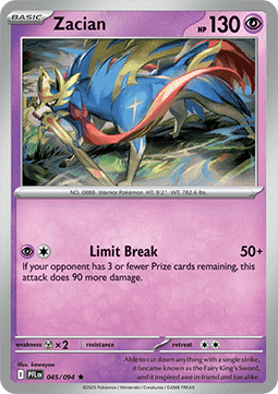 Zacian (PFL 045) - English
