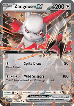 Zangoose ex (ASC 167)