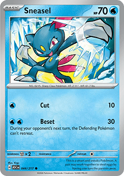 Sneasel (ASC 044) English