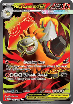 Mega Camerupt ex (MEG 156) - English