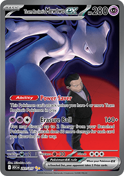 Team Rocket’s Mewtwo ex (ASC 281)