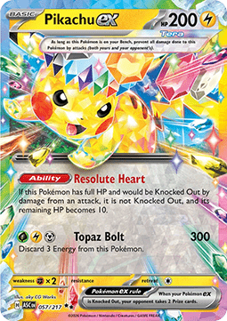 Pikachu ex (ASC 057)