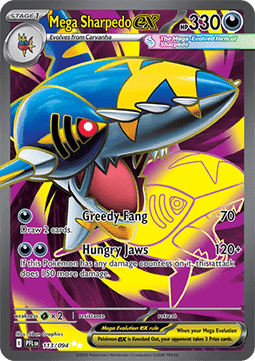 Mega Sharpedo ex (PFL 113) - English