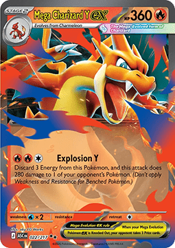 Mega Charizard Y ex (ASC 022)