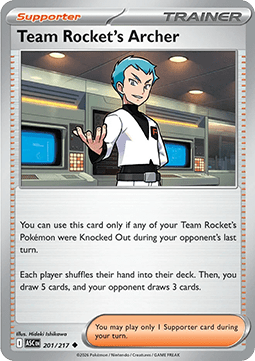 Team Rocket’s Archer (ASC 201) English